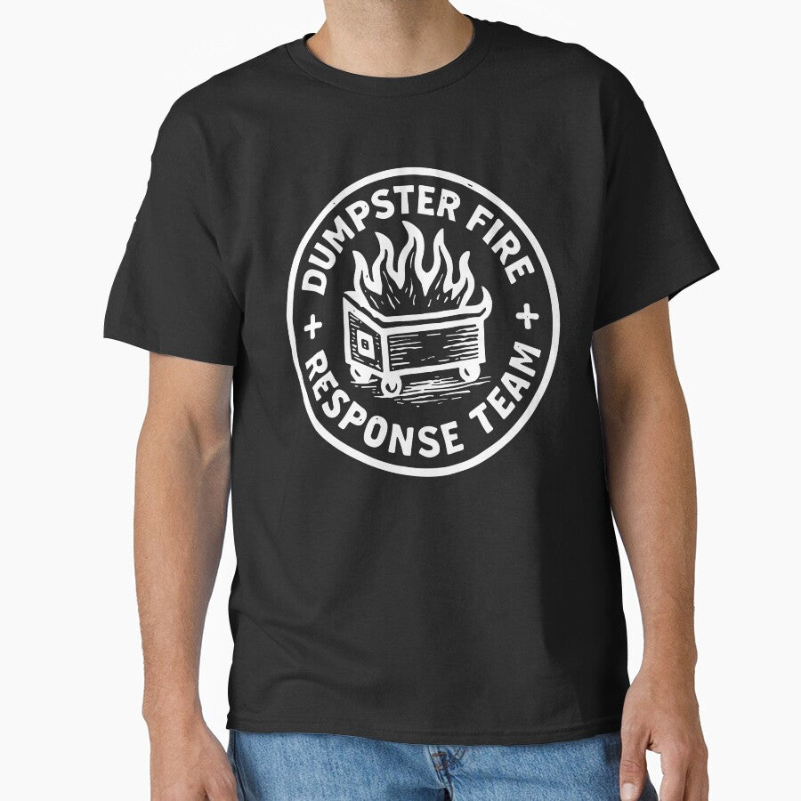 Dumpster Fire Response Team by ironicmuscle
