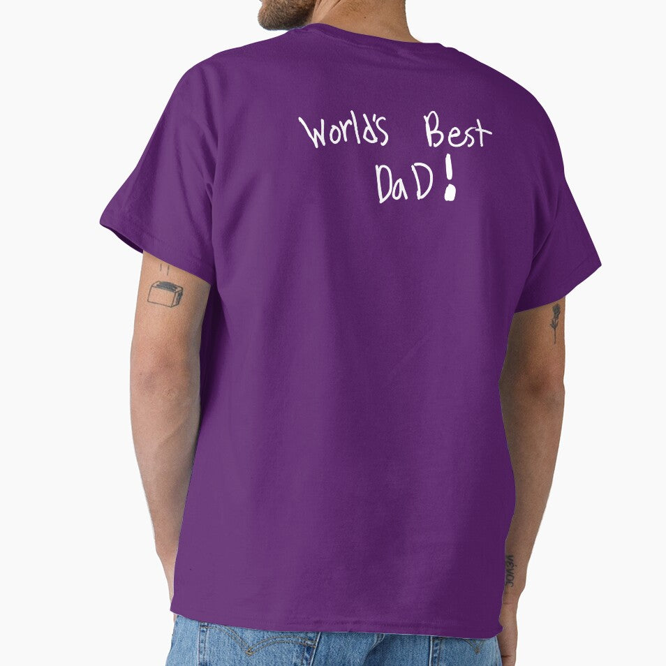Worlds Best Dad White/Black by DrewTex & Doodles
