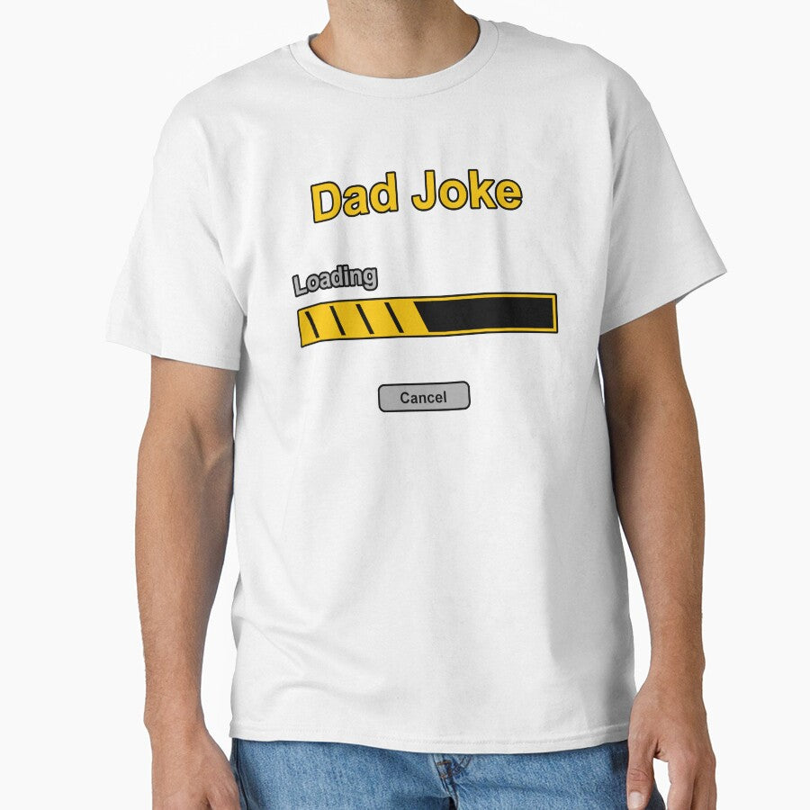 Dad Joke loading (cancel button) funny and sad by SolidEarthArt