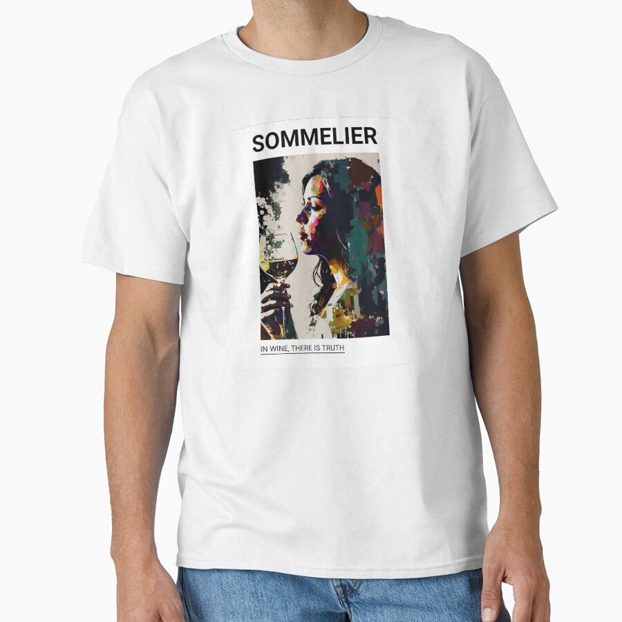 Female Sommelier Art Work by Alper Billik