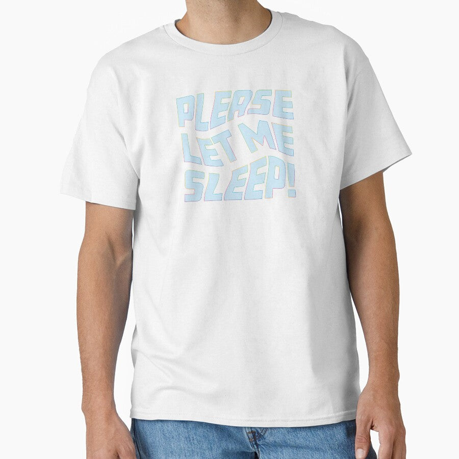 Please Let Me Sleep Funny Sleep Quote by Rosemarie Guieb Designs