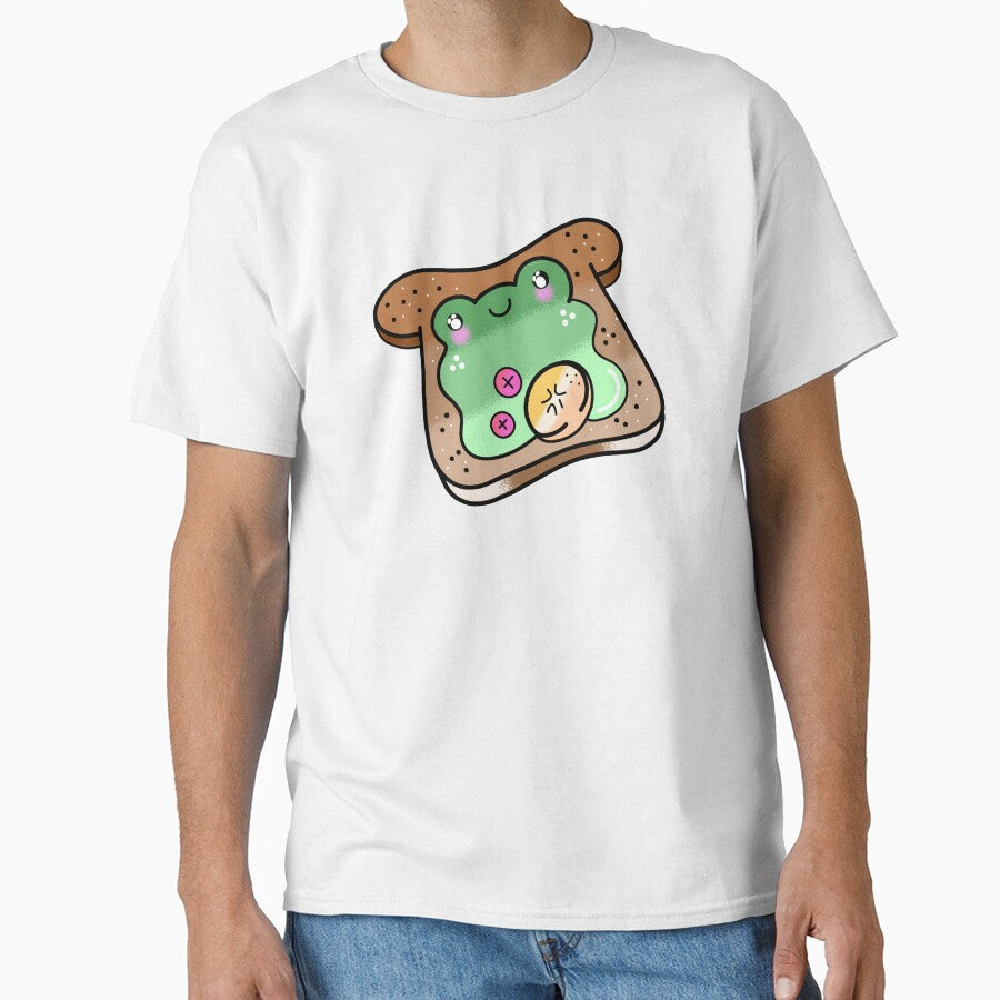 Cute adorable Kawaii froggy bread cartoon by Quacktails