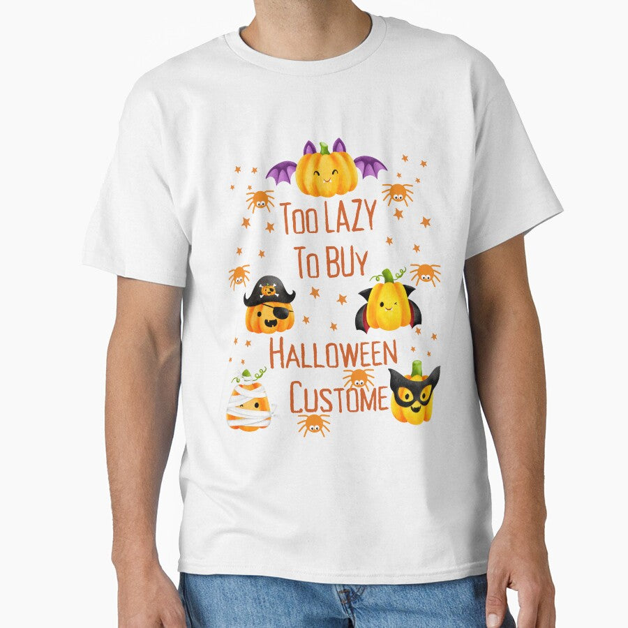 too lazy to buy halloween costume by Inspirely