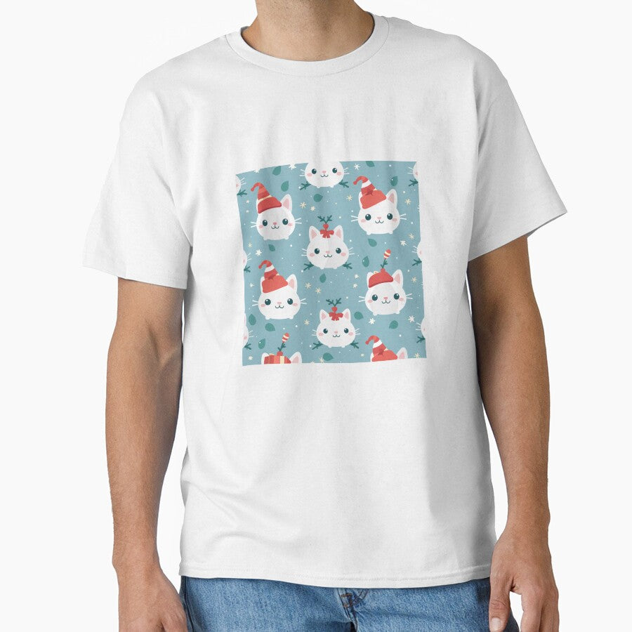 Kawaii christmas kitten Merry Catmas Sweet Kittens Best retro Kawaii by OliveAndSnow