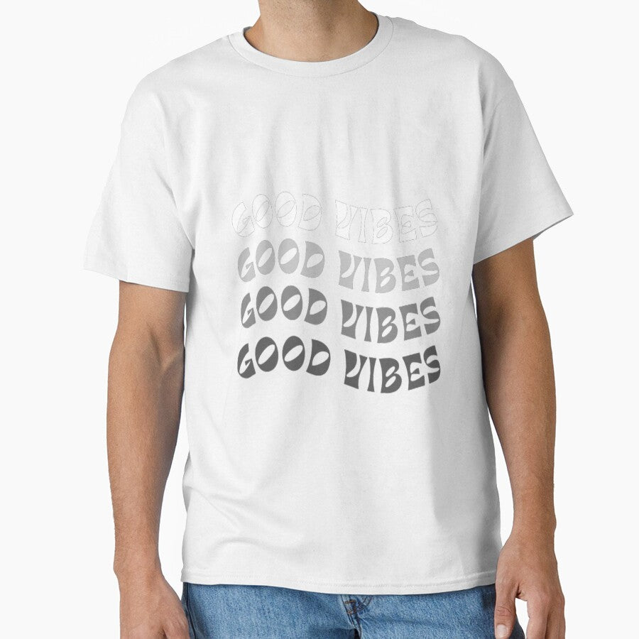 Good Vibes Wavy Text by AllYouNeed99