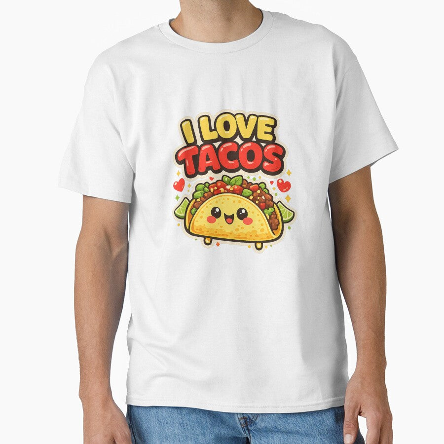 I Love Tacos Cute Mexican Food Lover by Gift Phrase Studio