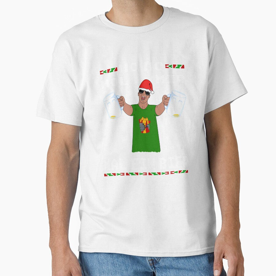 Ho Ho Get Me A Beer In German Funny Beer Lover Gift T-Shirt For Christmas by Paulina Vanlife