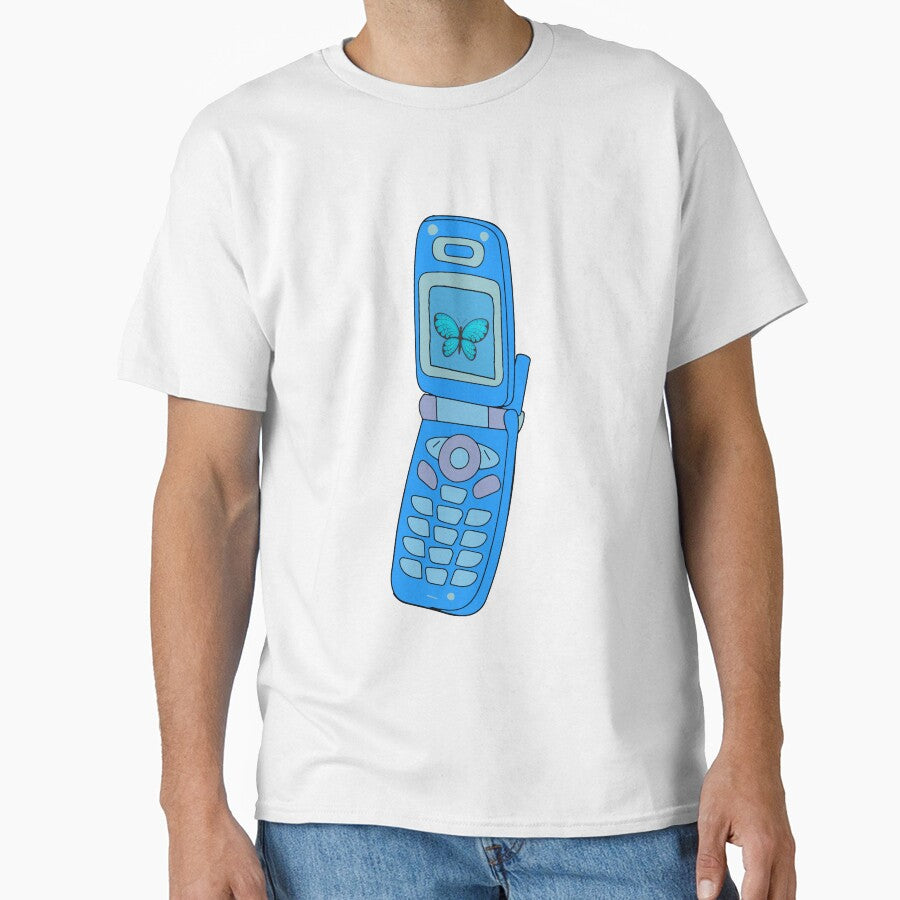 Y2k blue butterfly flip phone design by azzeddine  ⭐⭐⭐⭐⭐
