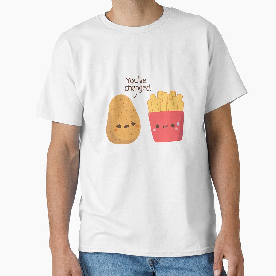 Cute Potato And French Fries Funny by wesdesignshop