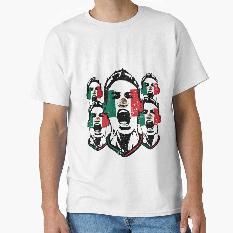 Mexico Soccer Fans Flag Face by screenworks