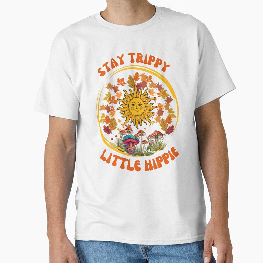 Retro Stay Trippy Little Hippie by AlienOccupation