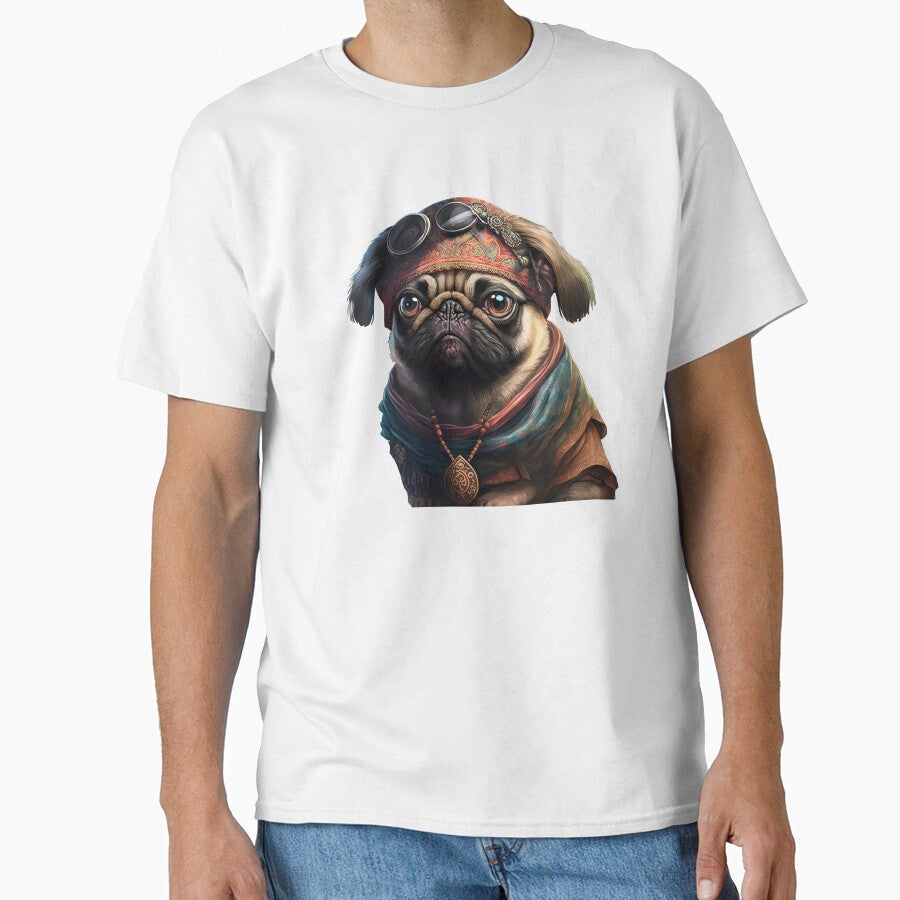 Festival pug by AnimalArtPhotos