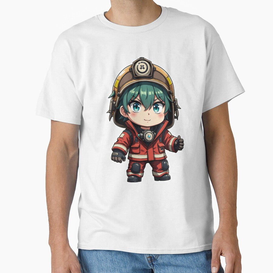 Anime Fireman - Flame Tamer with Heart - A Hero in Every Way by  VectorArtFactory