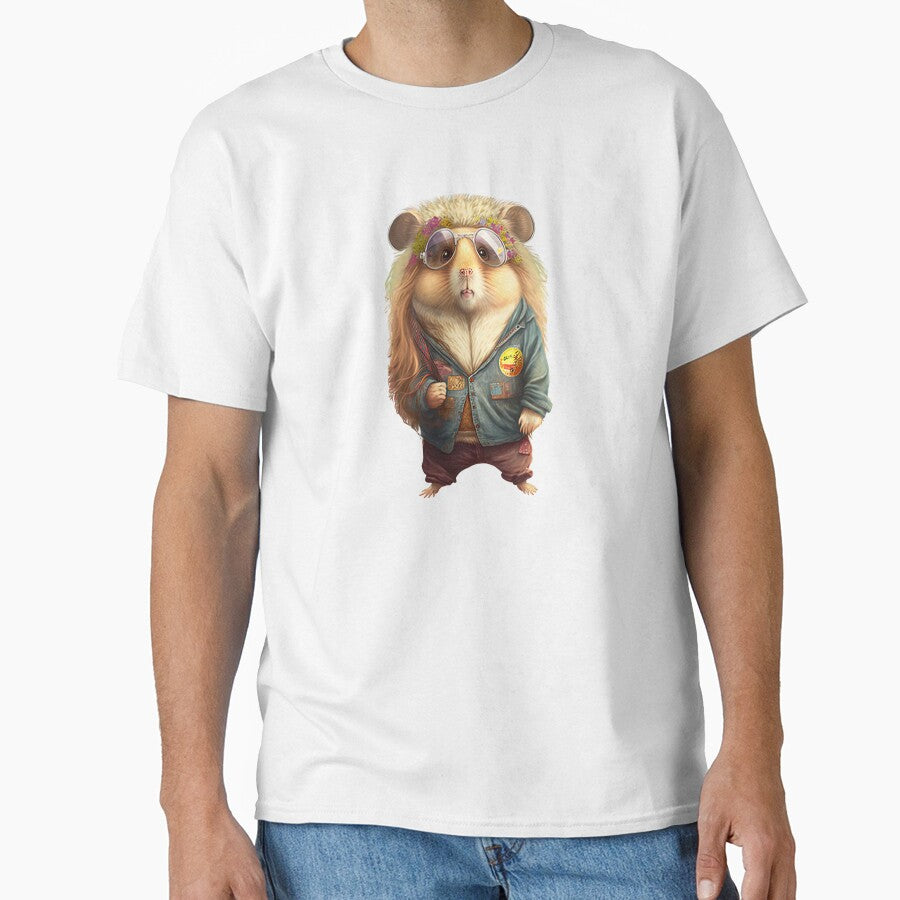 Funny hippie hamster by AnimalArtPhotos