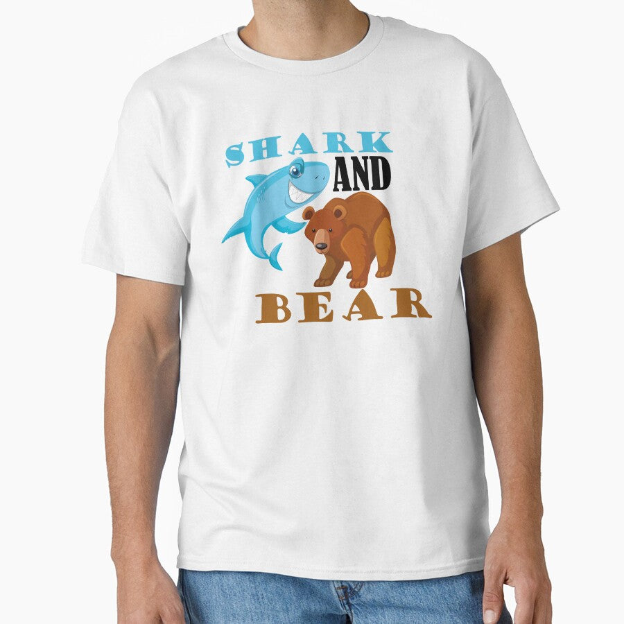 Fierce Shark and Bold Bear by AbderraimArt