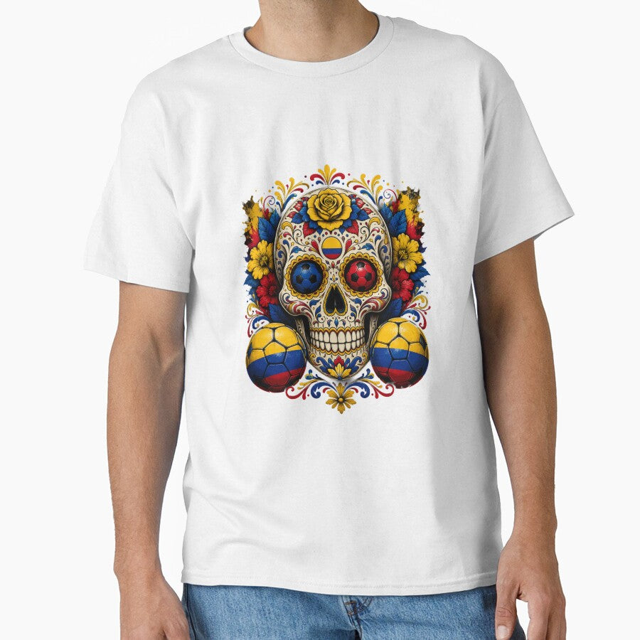 Colombia Soccer Skull by ShadowLabStudio
