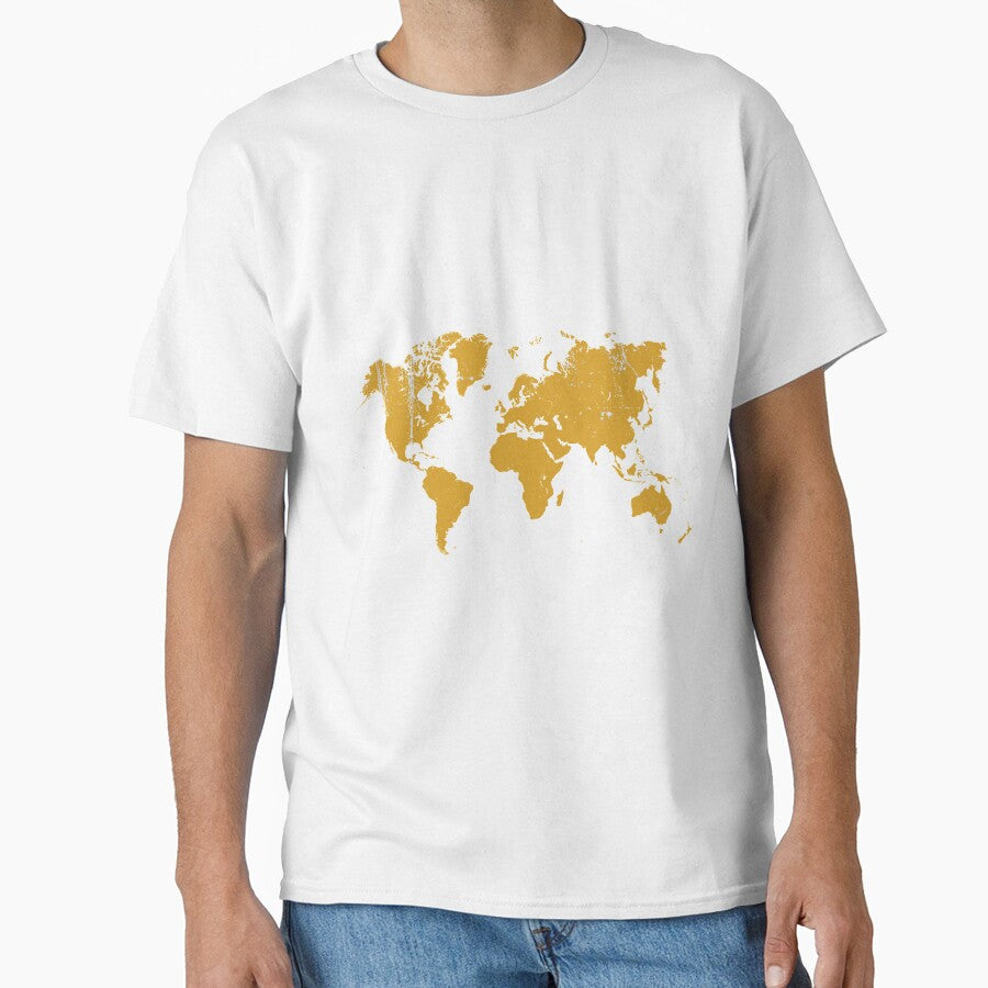Grunge world map by adiosmillet