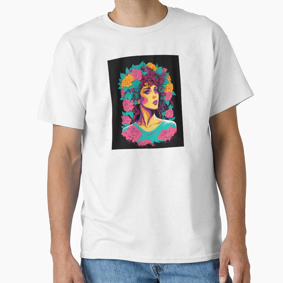 Girl and Flower Pop Art: Add a Modern Twist to Your Wall Décor #MODEL 8 by Thewallart
