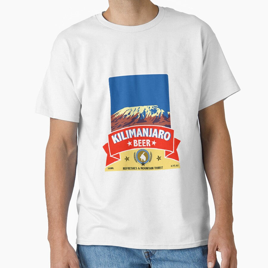 Kilimanjaro Larger - Kilimanjaro  Beer shirt - Best Beer Shirt - Friday Night - Fun bar Shirt - t shirt by happygiftideas