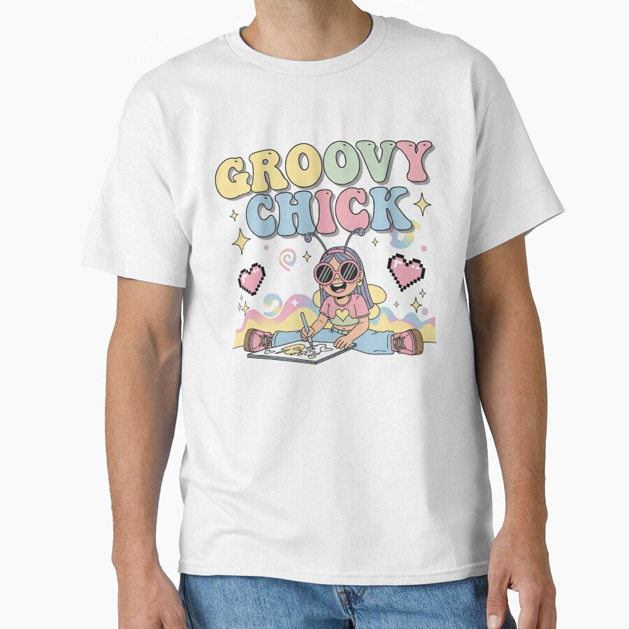 Groovy Chick Y2K Pastel Vibes by EsenciaZen