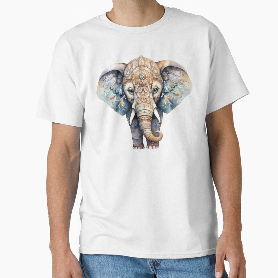 Mandala Elephant Boho Animal by DiGi007