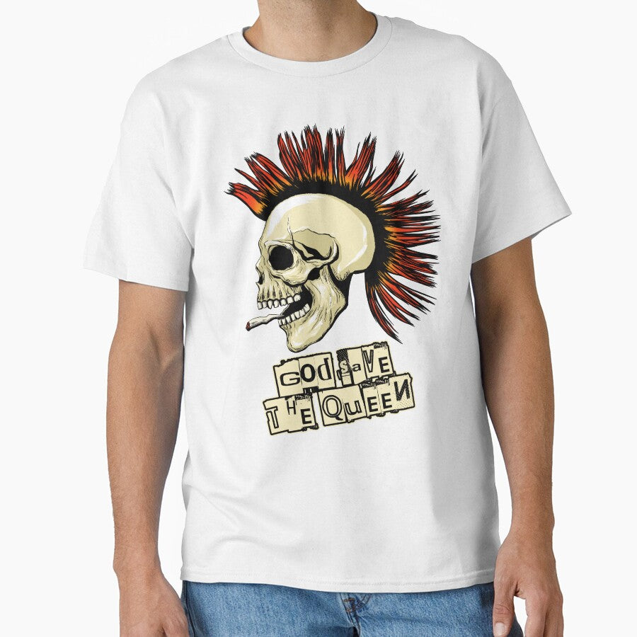 God Save The Queen - Punk Rock Skull by MagicEyesOnly