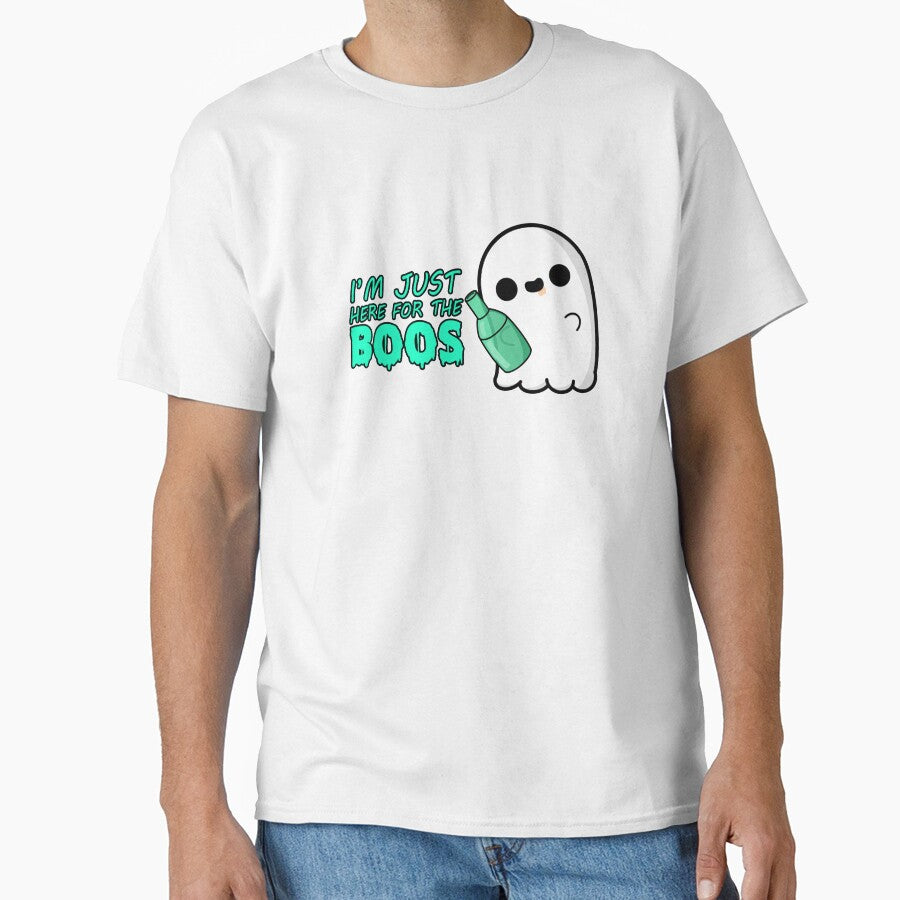 Cute Cartoon Ghost|| I'm Just Here for the Boos || Kawaii Halloween by cookingwithten