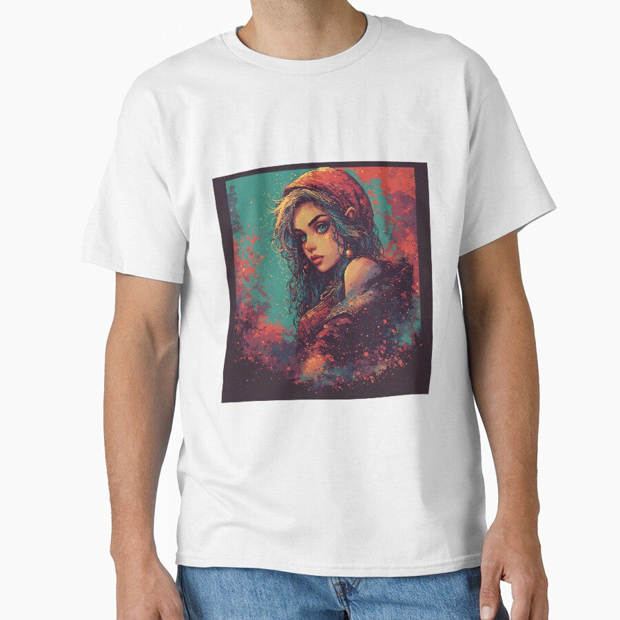 Beautiful Retro Art For Woman In pixel Art by jimcaza