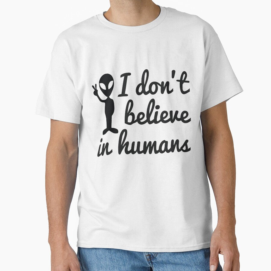 I don't believe in humans alien joke by RedYolk