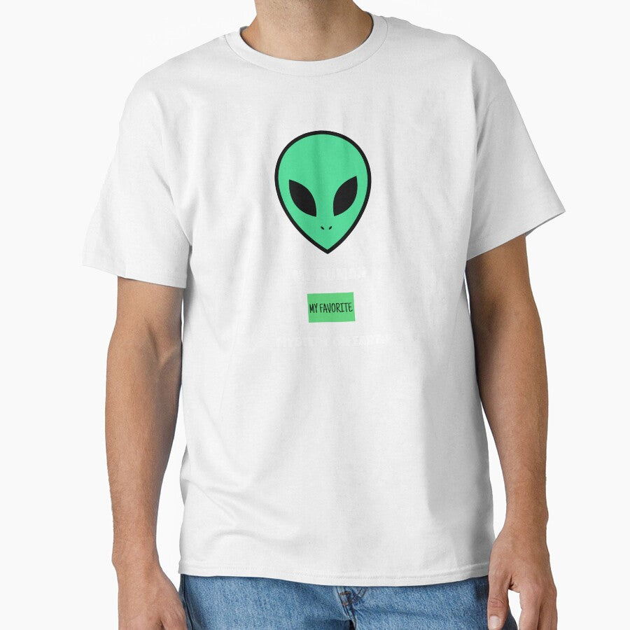 My Human My Favorite Mystery On Earth Retro 90's T-Shirt by NVKshoppe