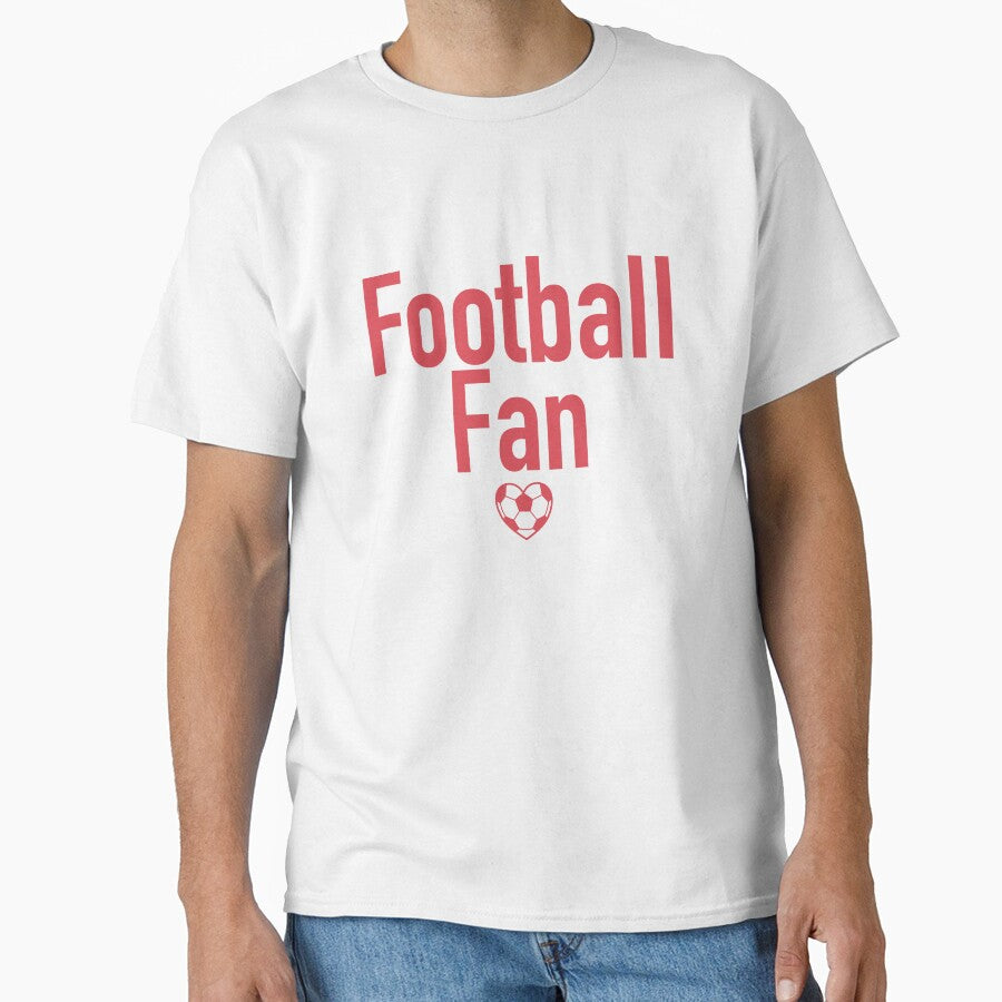 Football Fan Heart Typography Red by Anne97s