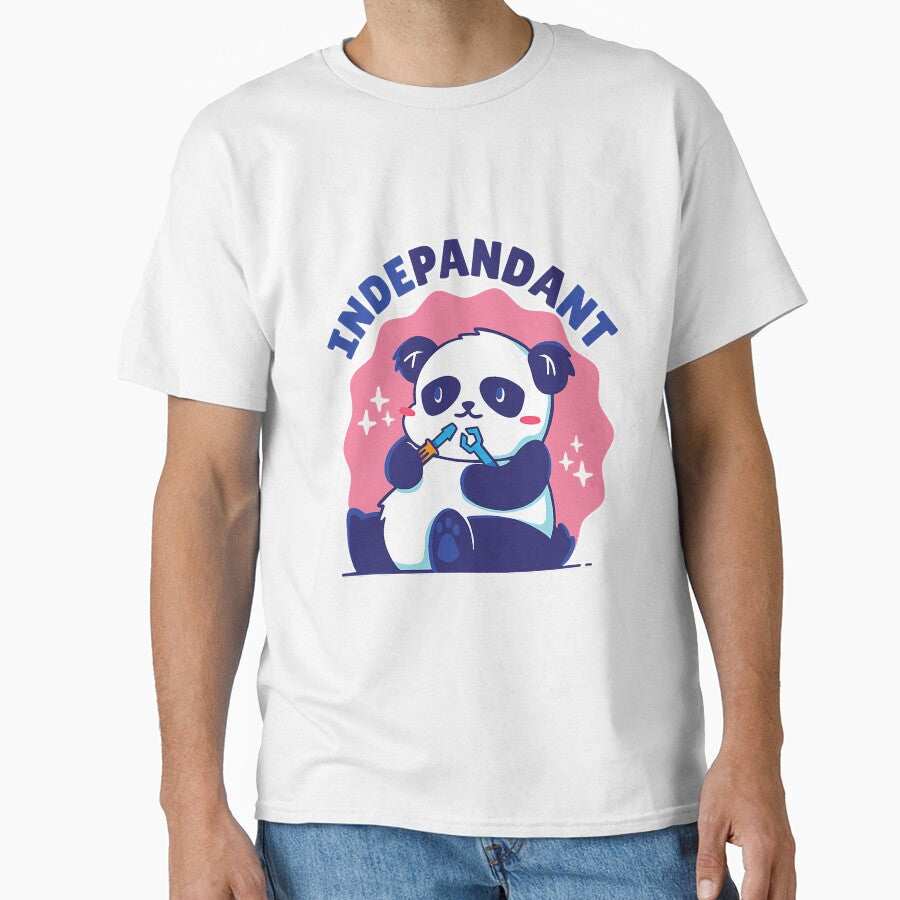 Funny Panda Bear Pun Indepandant by unassertive19