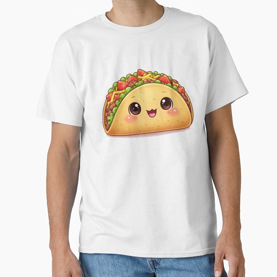Kawaii Taco Cute Cartoon Food Sticker for Kids & Food Lovers by RickE