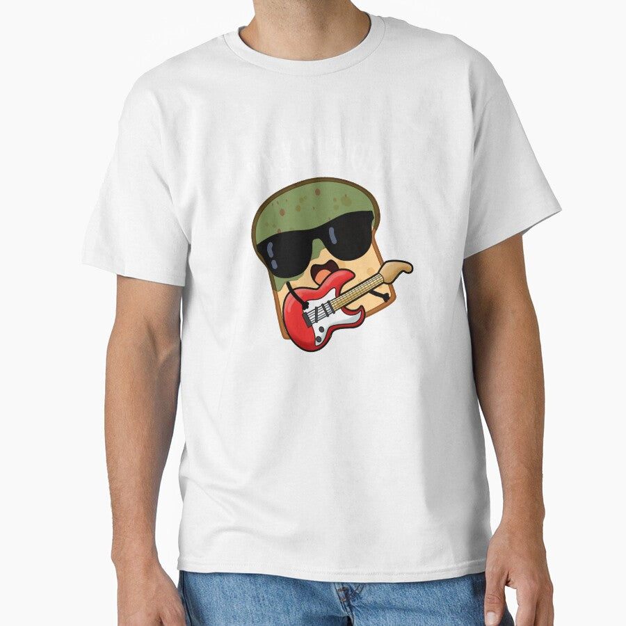 Rock n Mold Funny Bread Pun (Dark BG) by punnybone