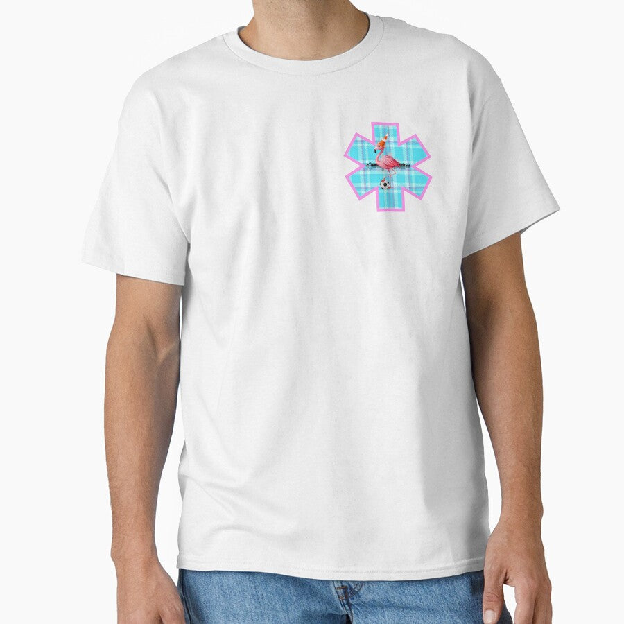 City of Miami EMS Star of Life Skyline with Flamingo and Traffic Cone by BerlinerKatzen