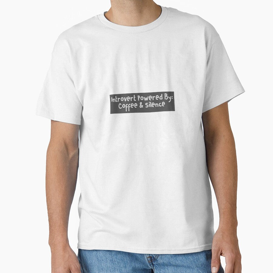 Introvert Powered by Coffee & Silence by RandisTees