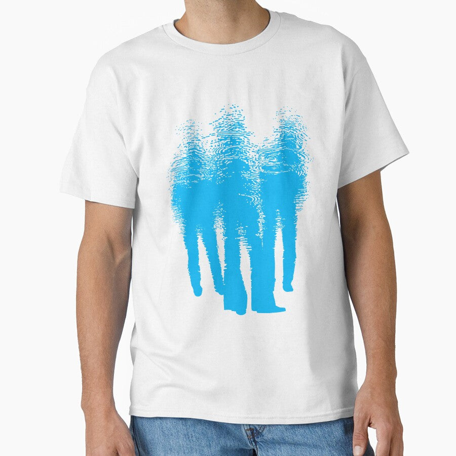 TRIO. PUDDLE ART GRAPHIC. BLUE. by 5hertz