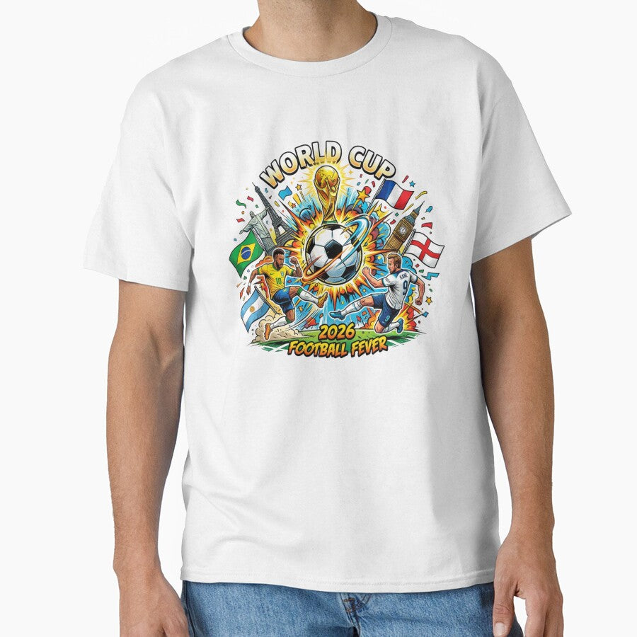 World Cup 2026 Football Fever Explosion Art by ShirtsUp-Lane