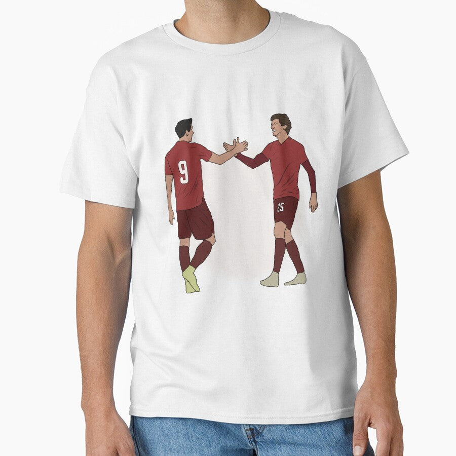 Thomas Muller & Robert Lewandowski Bayern Munchen by Cycle-Anyone