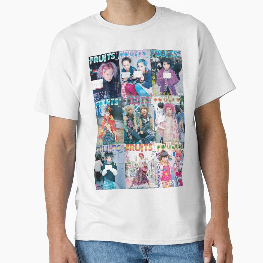 FRUiTS Magazine Mashup – Harajuku Street Style Collage Art Print by LoLife