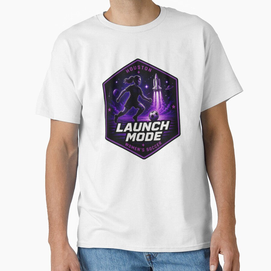 Houston Launch Mode Women’s Soccer Shirt by PINK FREE