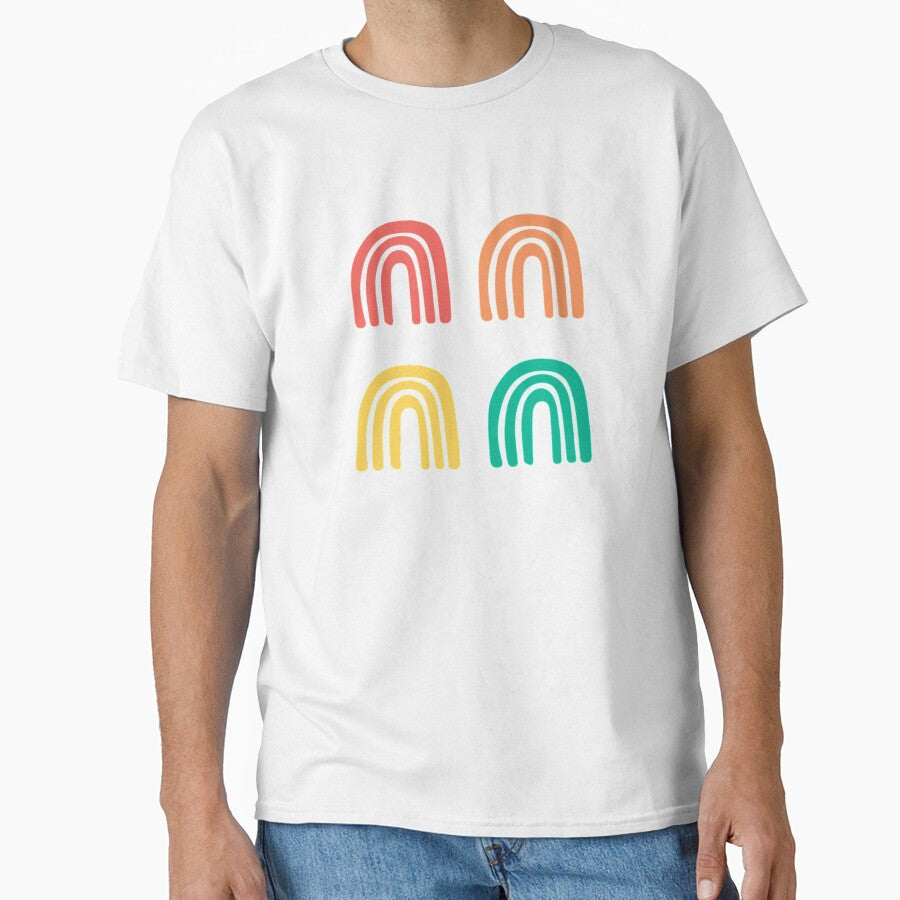 Multi Color Boho Rainbows Sticker Pack by HandCraftedArt