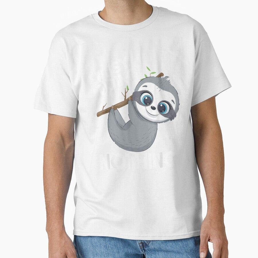 Busy Doing Nothing Funny Lazy Sloth Women Girls Gift by lolahomya