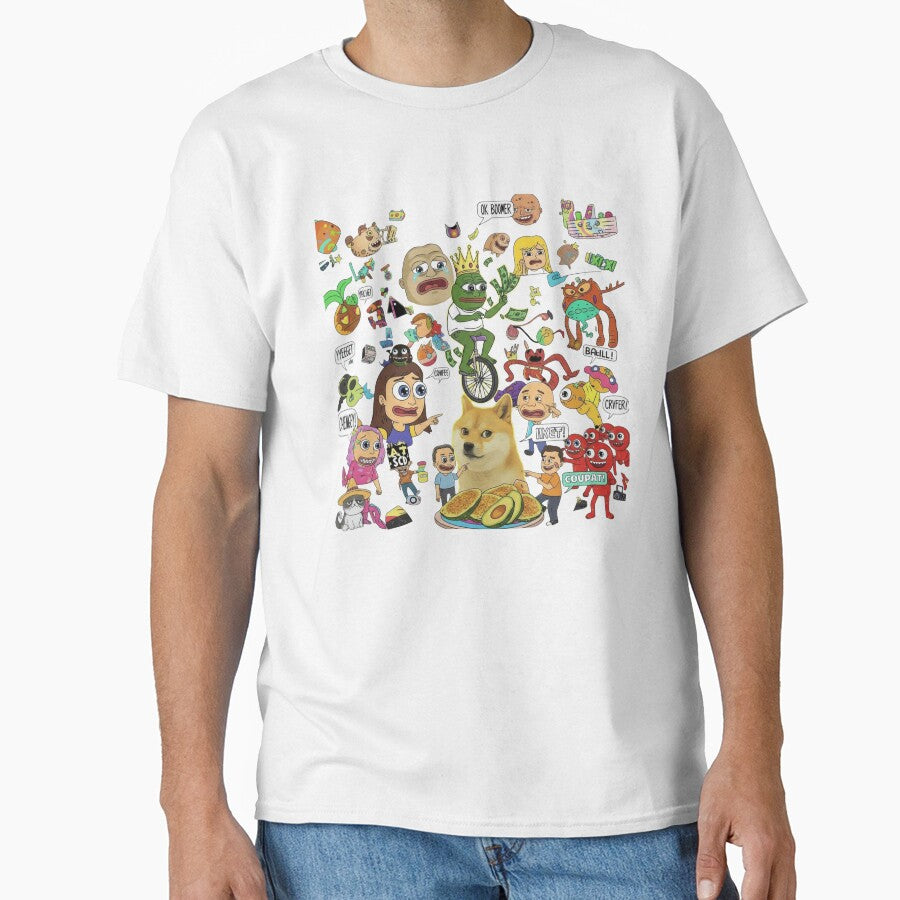 Chaotic-Meme classic tshirt and sticker by anandsiva2703