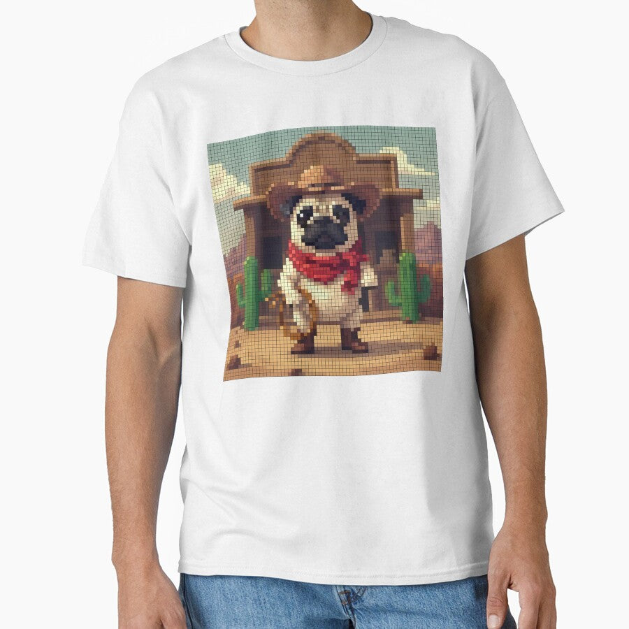 Pixel Pug The Cowboy of the Wild West by NaturePixel