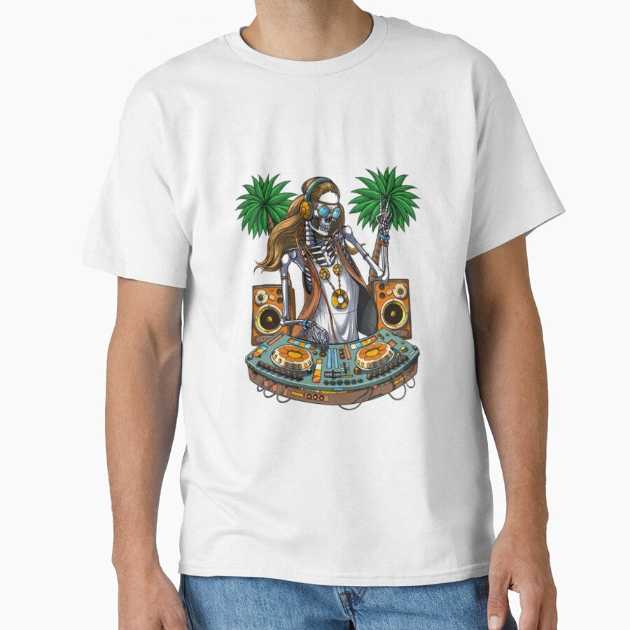 Skeleton Hippie DJ by BoutiqueAndres