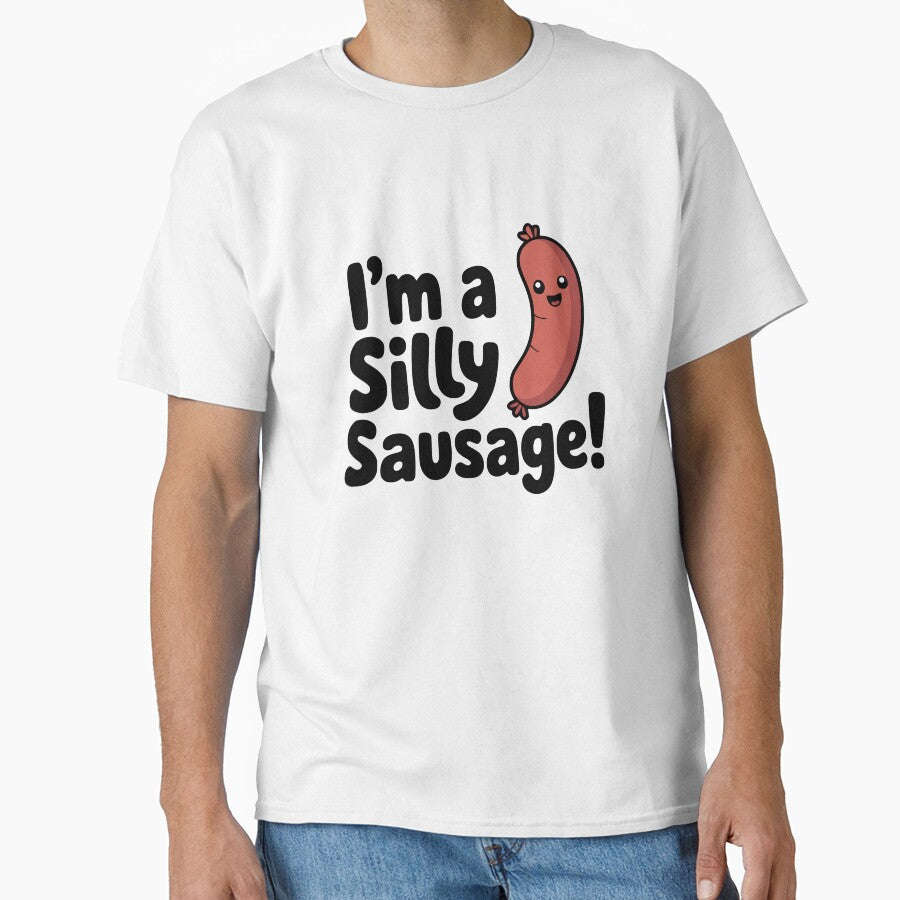I'm A Silly Sausage! Cute Sausage Pun by PMCreative