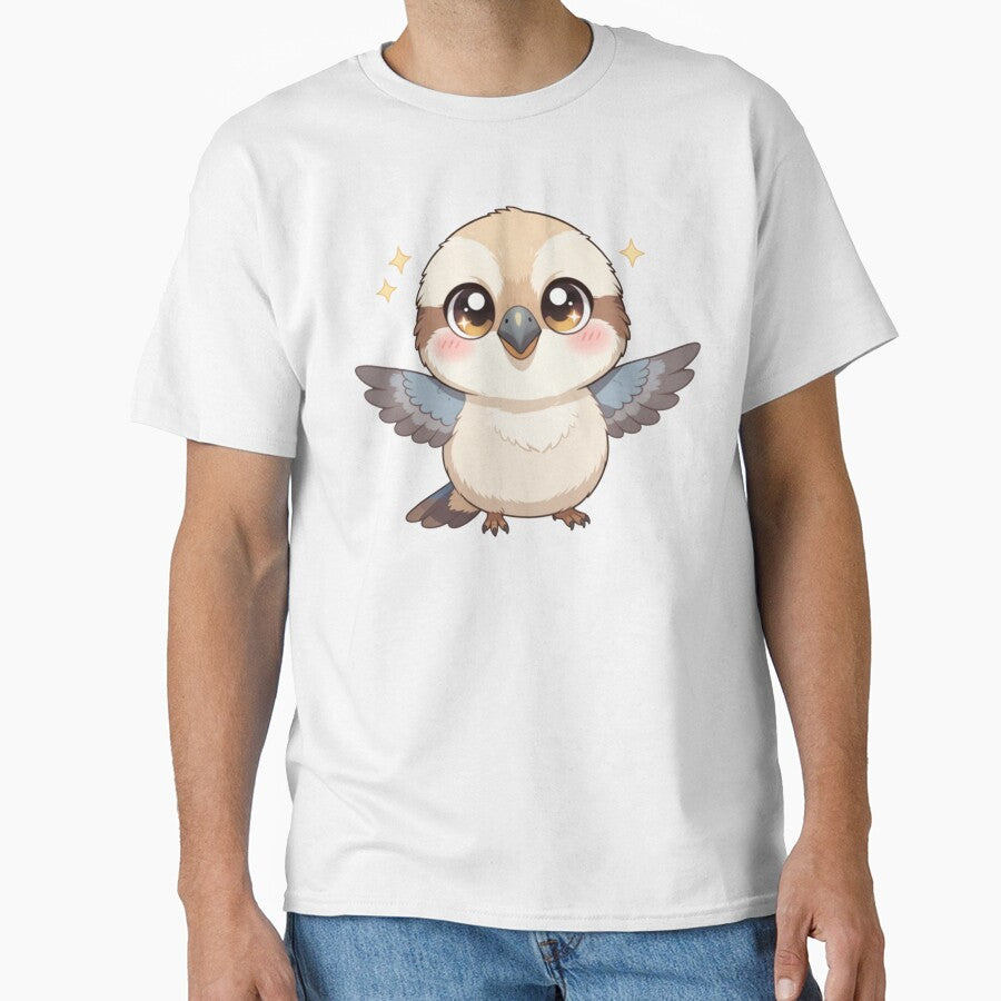 Kawaii Bird T-shirt Gifts by ZemVibe