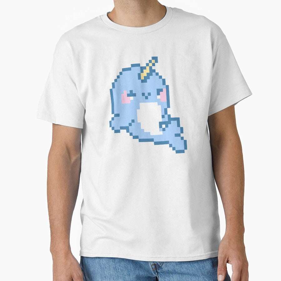 pixel narwhal by PixelArtiste