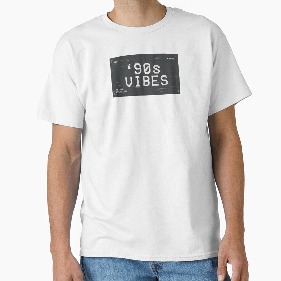 90s Vibes Retro Glitch Design – Vintage 1990s Nostalgia Graphic by MEMORY-LN-Tees